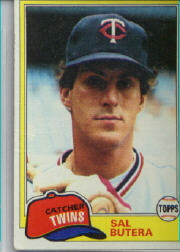 1981 Topps Baseball Cards      243     Sal Butera RC